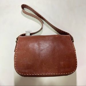 Sundance Leather Saddle Bag